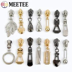 10/20Pcs 5# Zipper Sliders For Metal Nylon Resin Zips Tape Bag Zippers Pull Head Repair Kit DIY Sewing Replacement Accessories