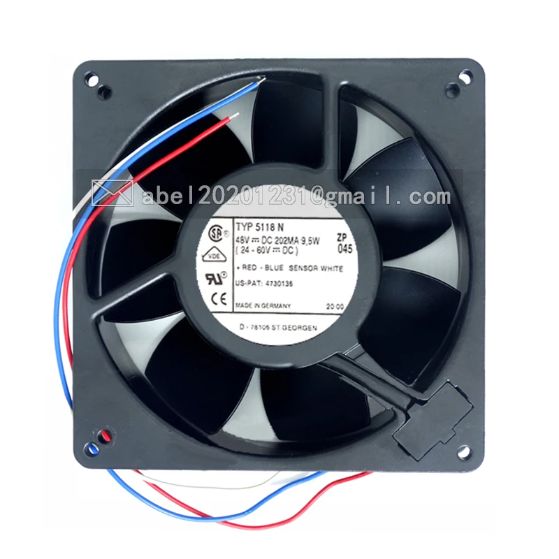 

BRAND NEW ORIGINAL TYP 5118N 5118 N DC 48V 9.5W COOLING FAN 13538 135*135*38MM