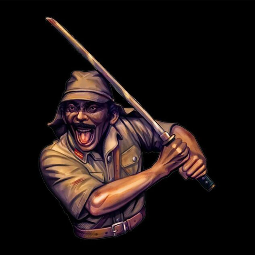 Unassambled   1/10  ancient man Banzai soldier     figure  Resin figure miniature model kits Unpainted image 3