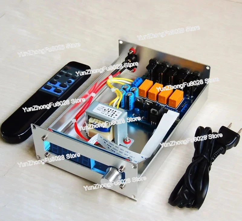 Infrared  Remote Volume 4 Way Audio S Ource Audio Signal Switcher Switch Selector HiFi Audio Preamplifier Preamp