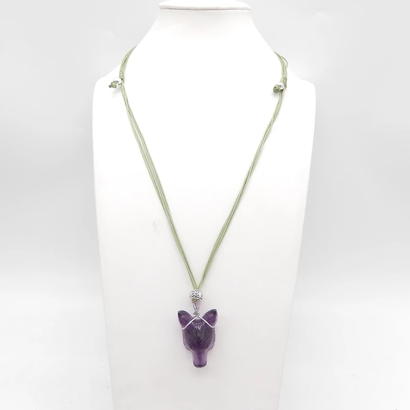 B&F Handmade Amethyst Pendants, Genuine Natural stones beads, Unique Stones for jewelry & DIY Earring Beads