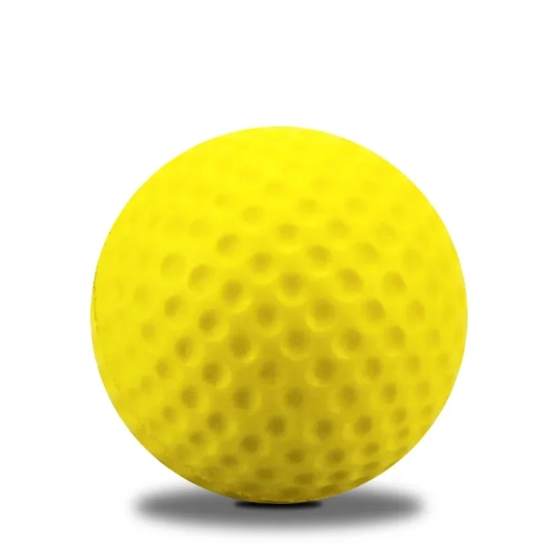 10 قطعة/الوحدة لينة داخلي الممارسة بو كرات الغولف الصفراء التدريب المعونة انخفاض الشحن بالجملة هدية للاعبي الغولف