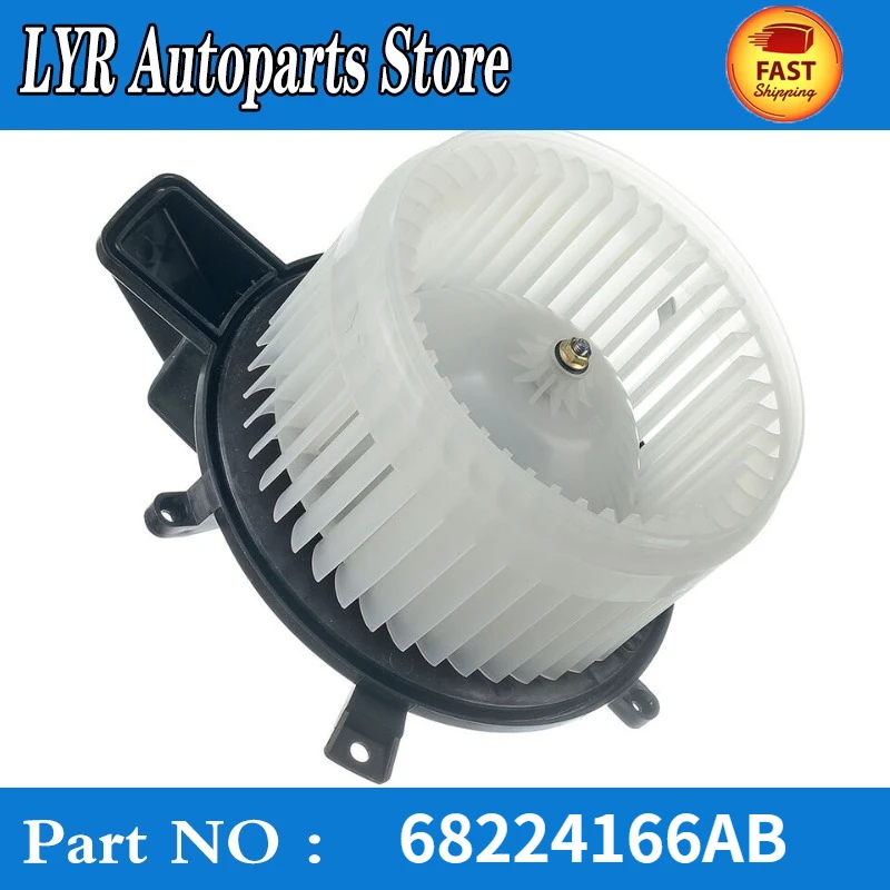 A/C Heater Blower Motor Fan for Jeep Grand Cherokee Dodge Grand Caravan Chrysler 68224166AB 68029719AB 68089108AA 68079477AB