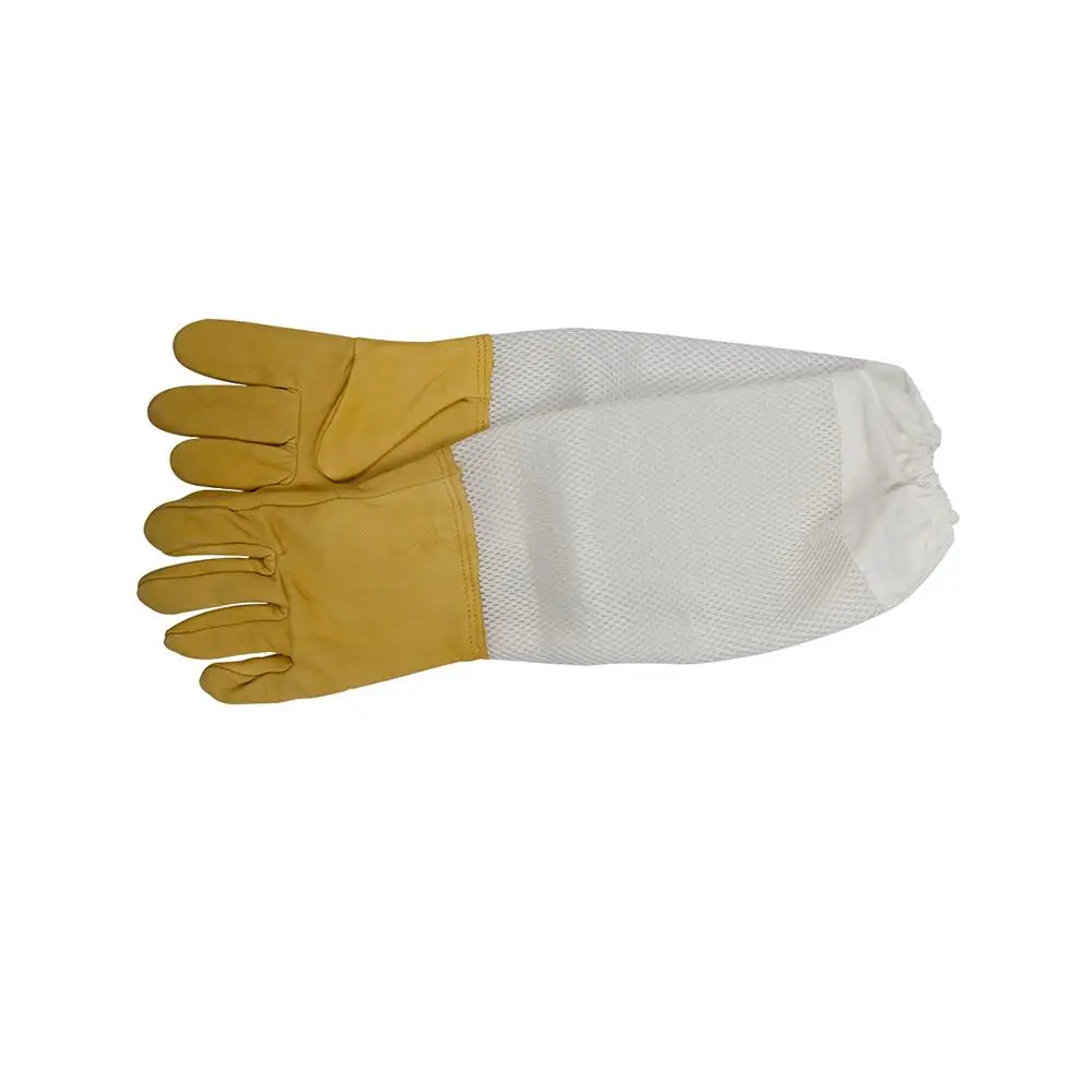 Beekeeping Gloves Bee Garden Farm Breathable Mesh Glove Beekeeper Equipment And Tools With Protective Sleeves