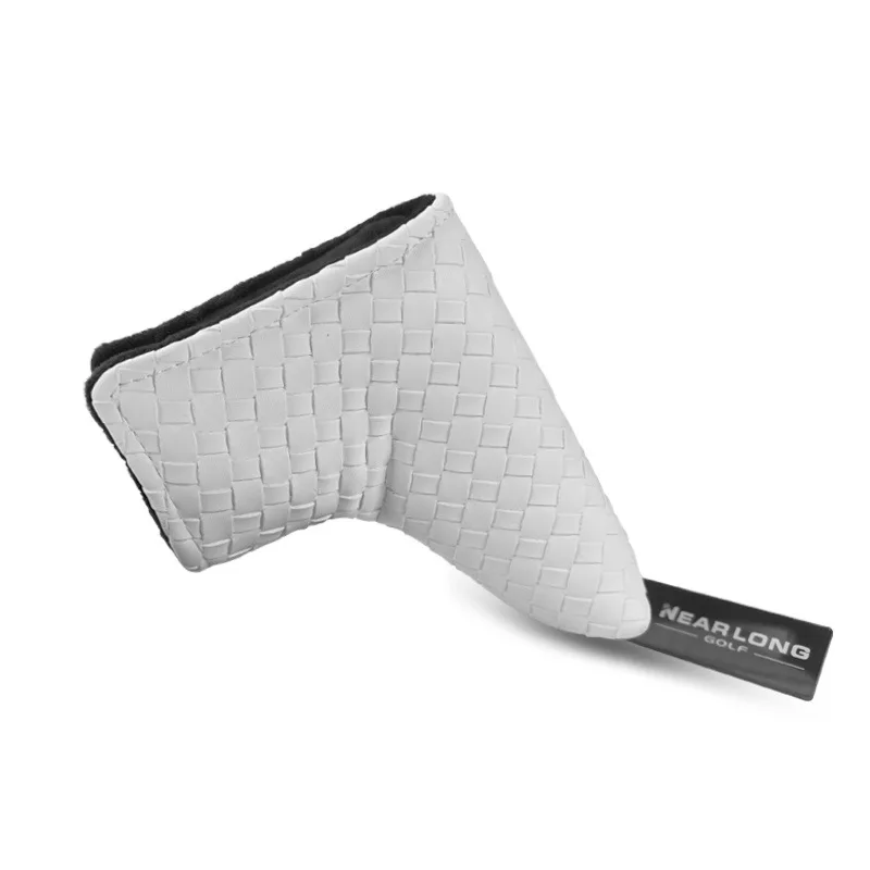 New golf putter head cover magnetic closed braid one Font straight head cover protection