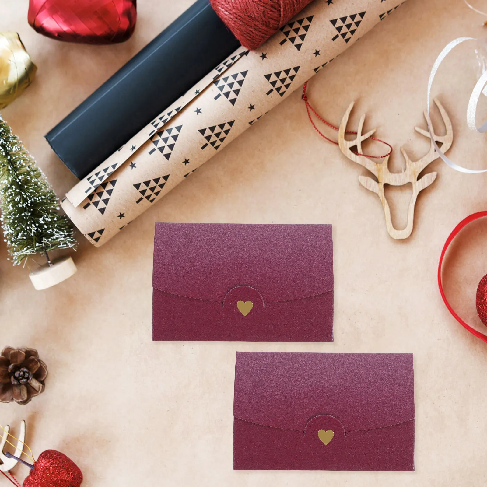 

20Pcs Decorative Compact Card Envelopes Smooth Texture Sturdy Paper Invitation Envelopes for Graduation Business Events