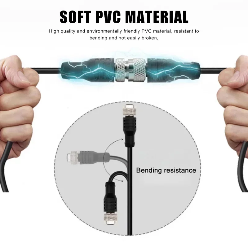 Konektor Penerbangan M8 3Pin Tipe A Kabel Sensor - usage example