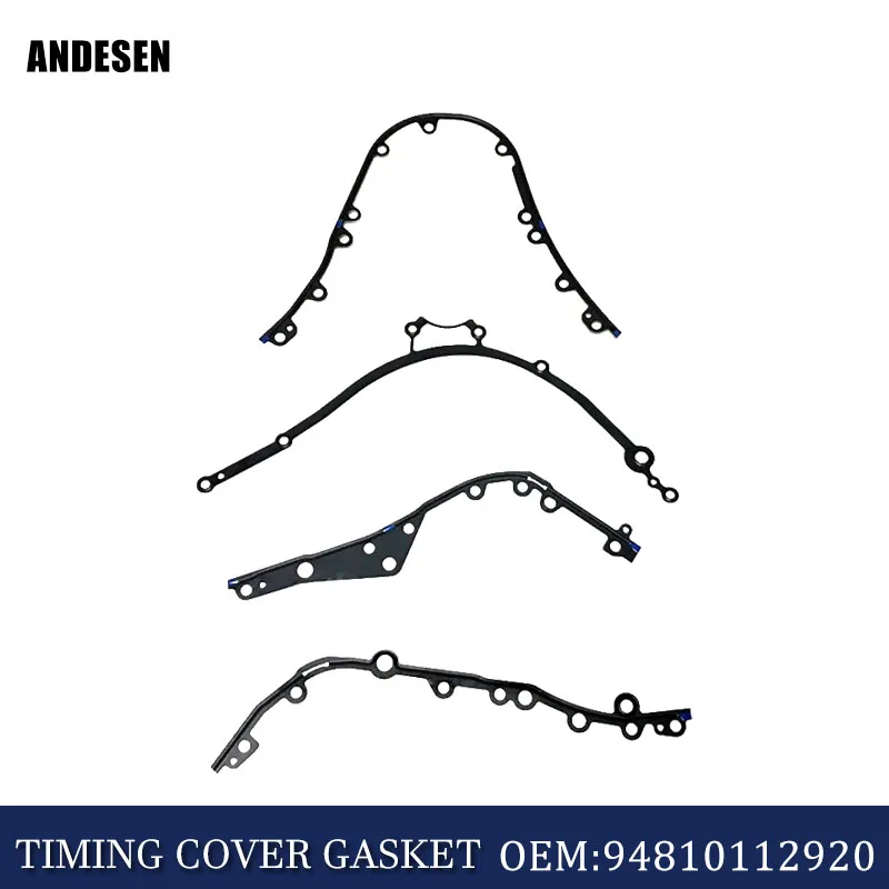 

4PCS/Set Car Timing Cover Gasket For Porsche Cayenne 958 2011-2018 94810112520 94810112720 94810113020 94810112920