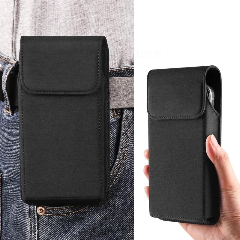 

Waterproof Nylon Magnetic Phone Case Pouch For Tecno Spark Slim Go 5G 2025 Waist Bag Belt Phone Cover For Spark Go 5G 2 1S 2024