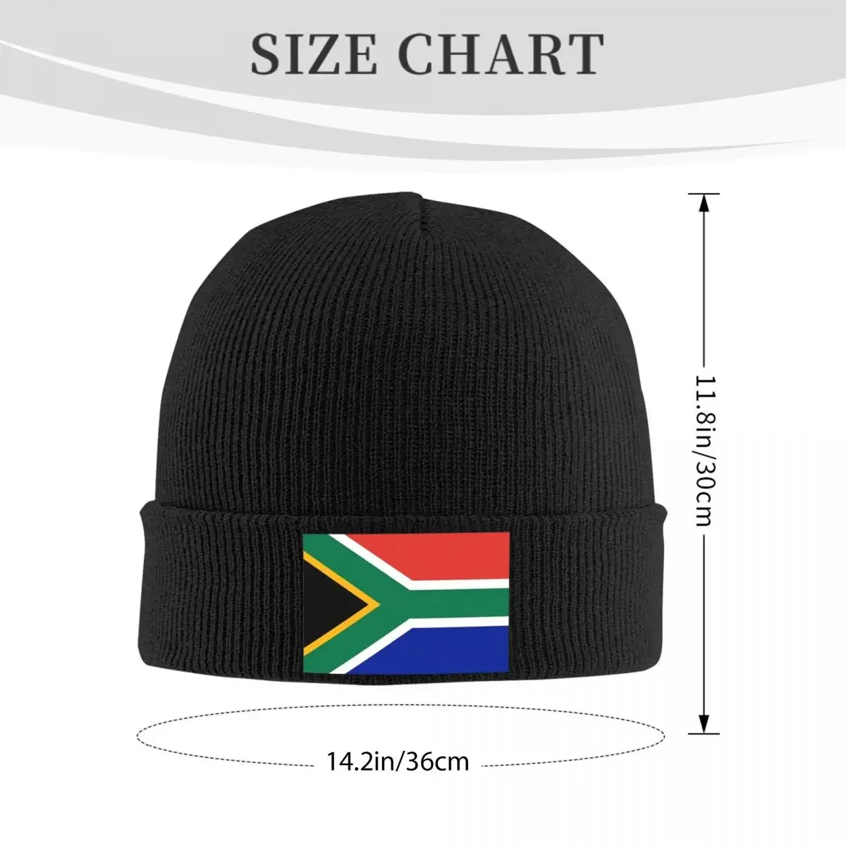 S-South Africa Beanie Hats Flag Bonnet Hats Men Women Cool Outdoor Sport Knit Hat Autumn Winter Graphic Thermal Elastic Caps