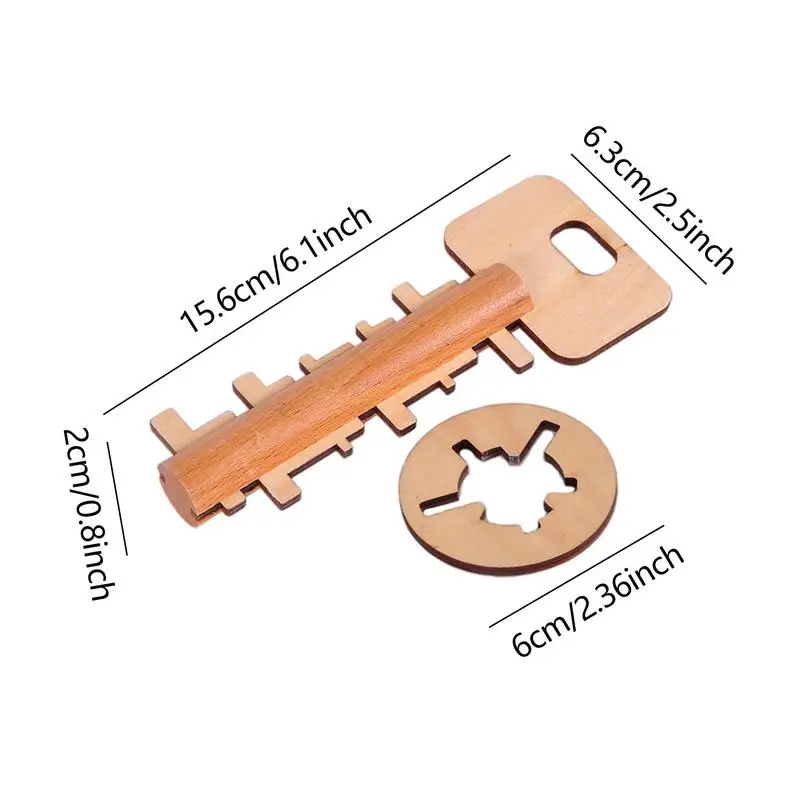 Quebra-cabeças de madeira para crianças e adultos, Luban Lock, QI, Mind Test, Challenge Game, Thinking, Patio Games, Fidget Toys