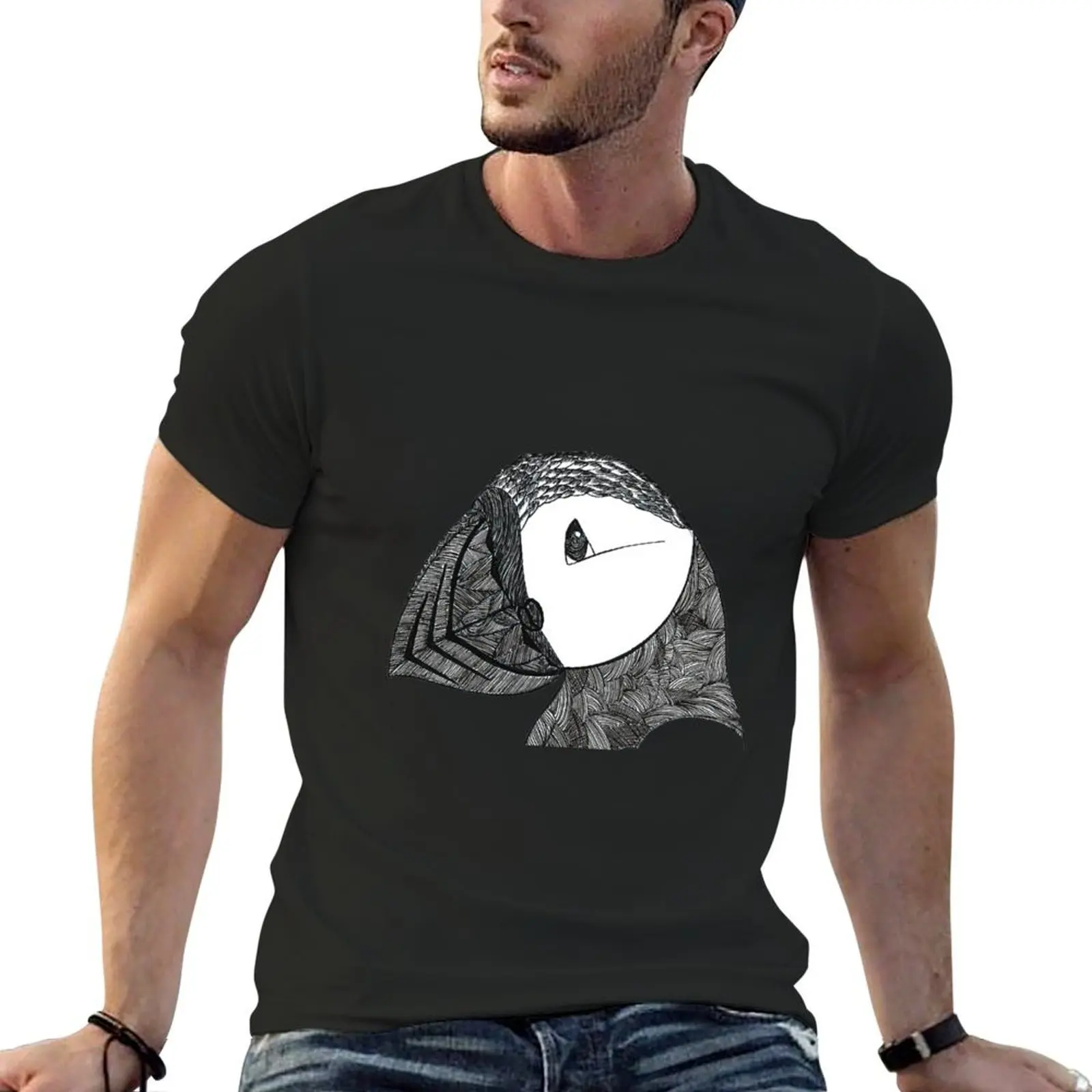 MACAREUX GRAPHIQUE T-Shirt vintage t shirts boys animal print graphic t shirts big and tall t shirts for men