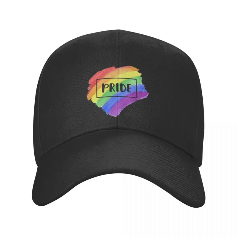 Fashion rainbow LGBT Pride baseball cap women men breathable gay lesbian dad hat summer hats outdoor snapback caps