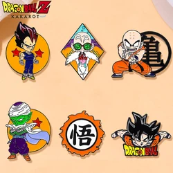 Dragon Ball Z Anime Son Goku Brooch Children Clothing Decorative Badge Men Cartoon Backpack Alloy Personality Badge Accessories