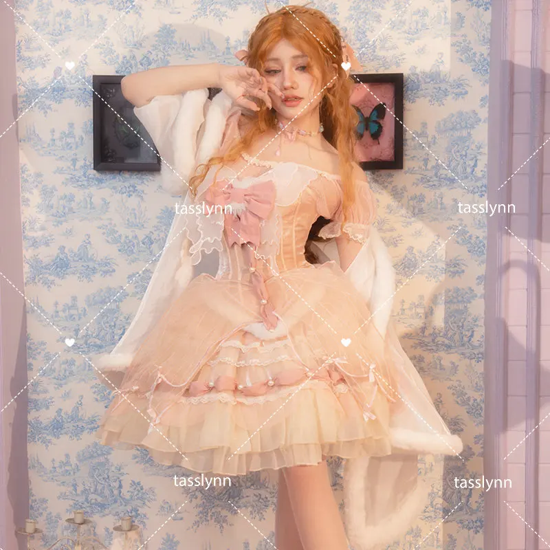 

Presale Puppy Love Lolita Dress Kawaii V Anime Cosplay Halloween Costumes for Women