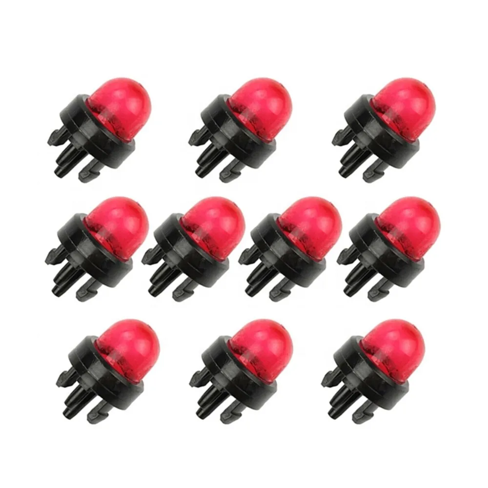 10pcs Red Primer Bulb Pump 188-512 188-512-1 for Poulan PPB100E PPB150E PPB200 PPB200E PPB250E SM132 SM132LE