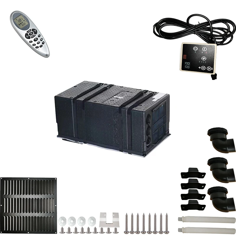 9000BTU Rv Under Bench Car Air Conditioner 220v for Caravan Similar To Dometic Freshwell 3000