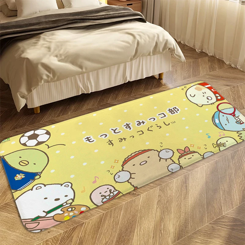 Carpet Kids Room R-Rilakkuma Bedroom Entryway Veranda Floor Mat Room Decorating Items Washable Non-slip Kitchen Bathroom Rug