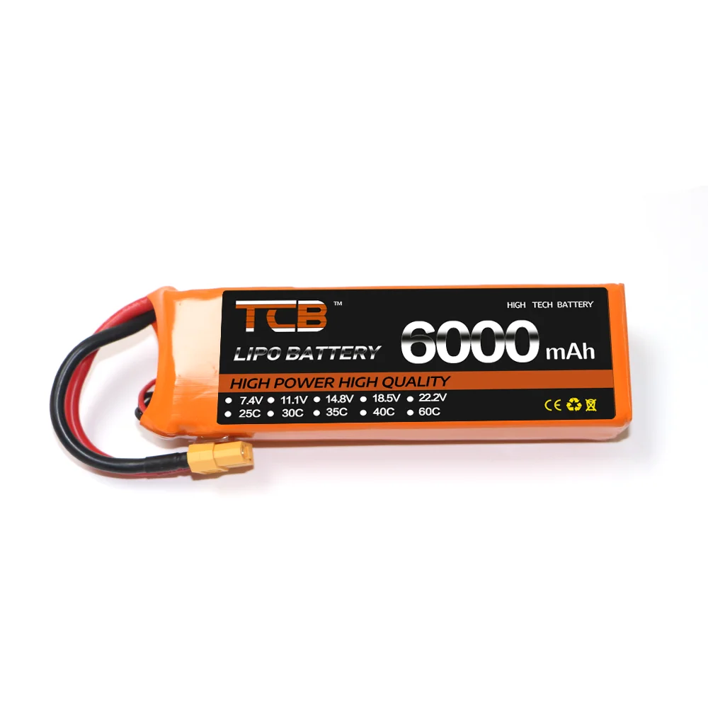 14.8V RC LiPo batteria 4S 2200mAh 2600mAh 3300mAh 4000mAh 5200mAh 6000mAh 6000mAhh 25C 35C 60C per RC aereo Drone elicottero Q