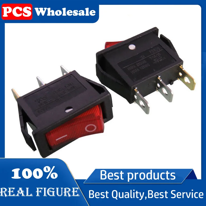 Band 2 rectangular RS606 ship type switch three feet feet become warped plate 16 a large current switch KCD3 a red light