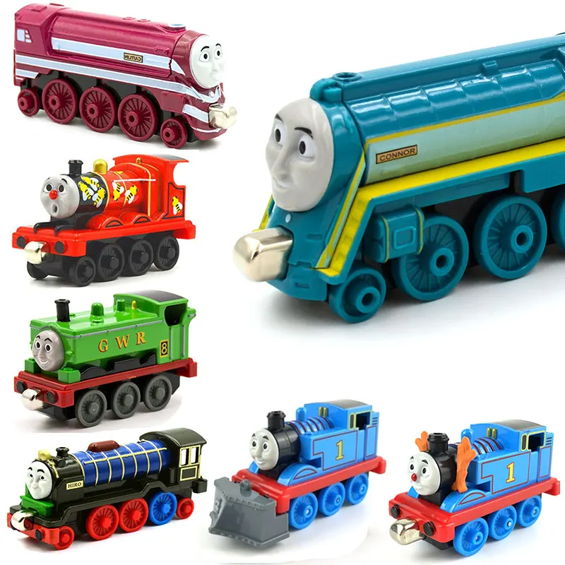 1:43 Genuine Thomas and Friends Magnetic Alloy Train Christmas Thomas Duck Toby Percy Cute Locomotive Children Toy Birthday Gift