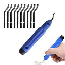 NB1100 Hand Trimming Cutter Chamfer Trimming Removal Waste Edge Tool Edge Scraper Plastic Handle With Blade Deburring Scraper