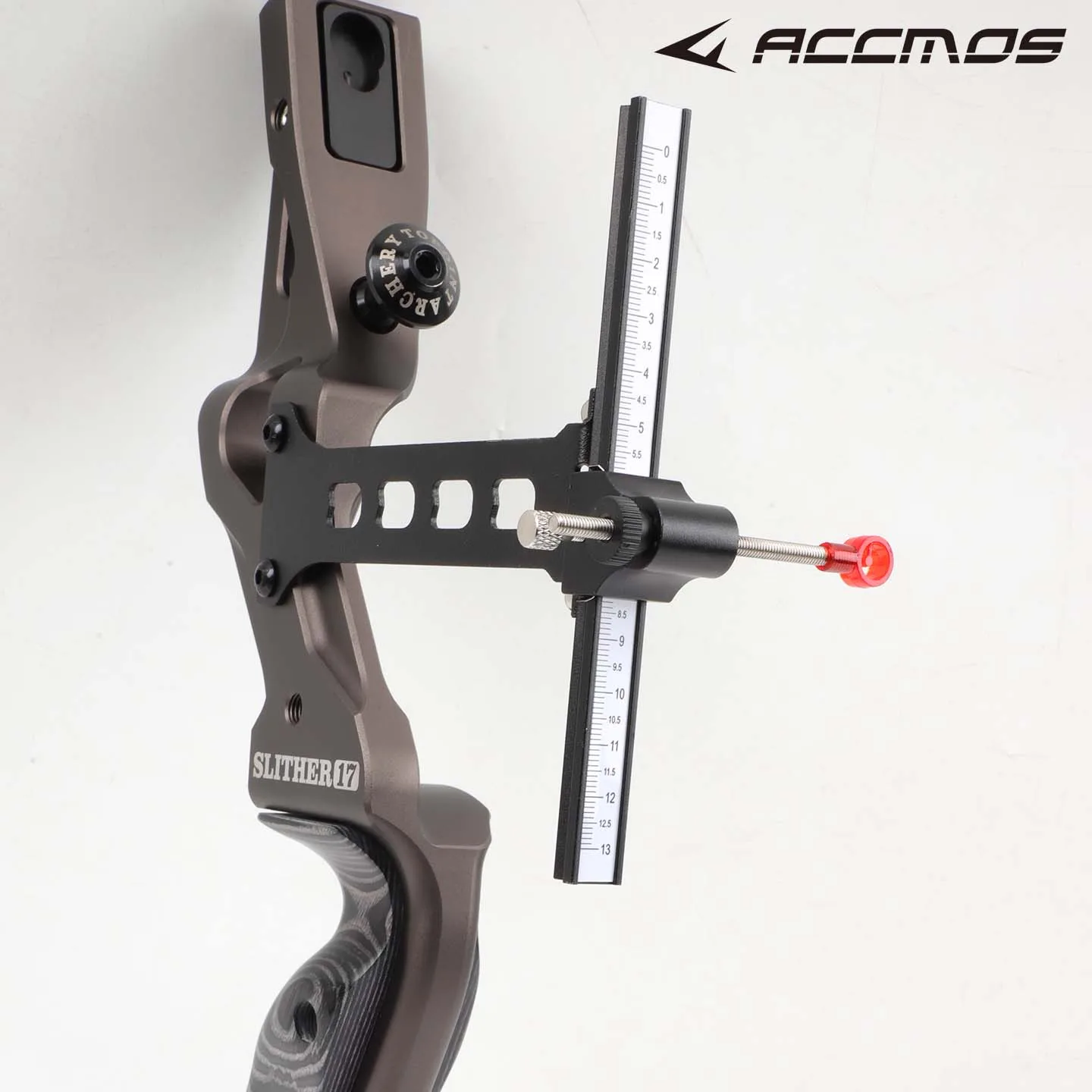 

Прицел ACCMOS T-Sight для рекурсивного лука, из алюминиевого сплава, с одной стрелкой и измерительной линейкой, для соревнований и тренировок по стрельбе из лука
