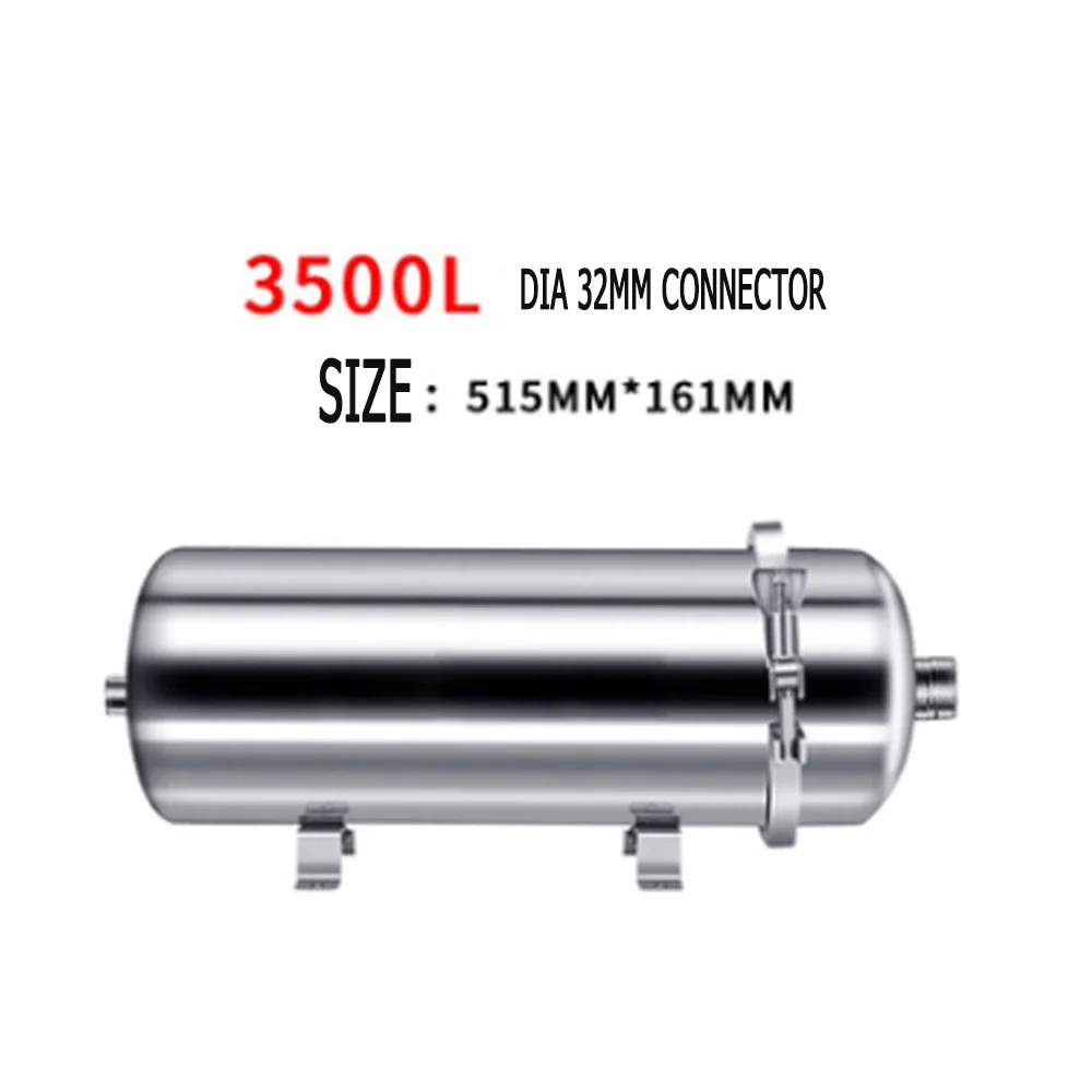 304ステンレス鋼タップ浄水器、中央家庭用フィルター、家全体の正面、3500jk