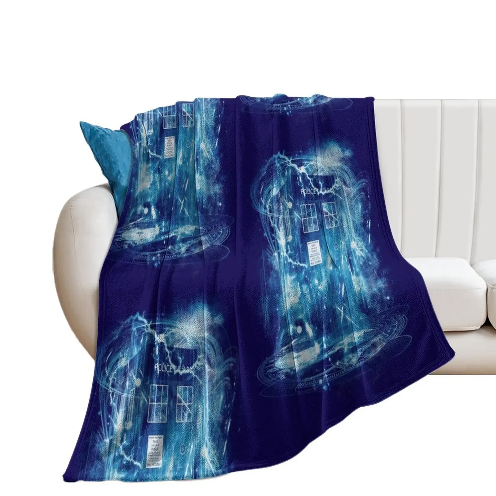 

Time and space storm Throw Blanket Hairys Plush blankets and throws Blankets