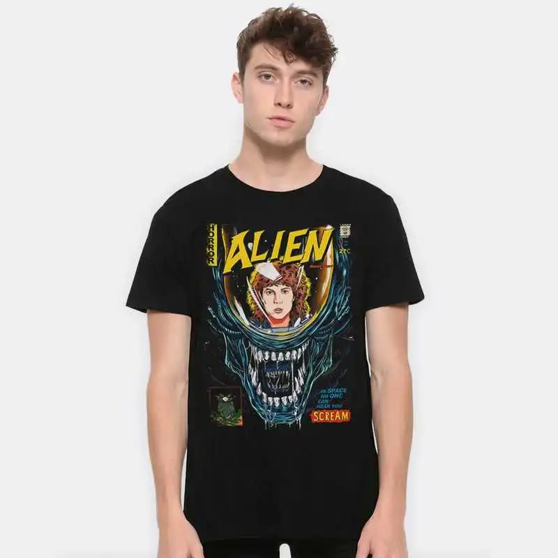 Alien Movie Ellen Ripley Graphic T-Shirt Retro Sci-Fi LV-426 Wayland-Yutani Horror Xenomorph Unisex Vintage Short-Sleeve Tee