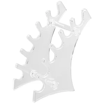 Portapenne Supporto per ufficio Fontana Pennello per trucco Organizzatore per sopracciglia Supporti in plastica acrilica Portapenne per esposizione