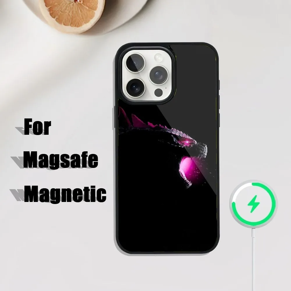 Monster G-GodzillaES Phone Case For iPhone 16,15,14,13,12,11,Plus,Pro,Max Mini Magsafe Magnetic Wireless Charging