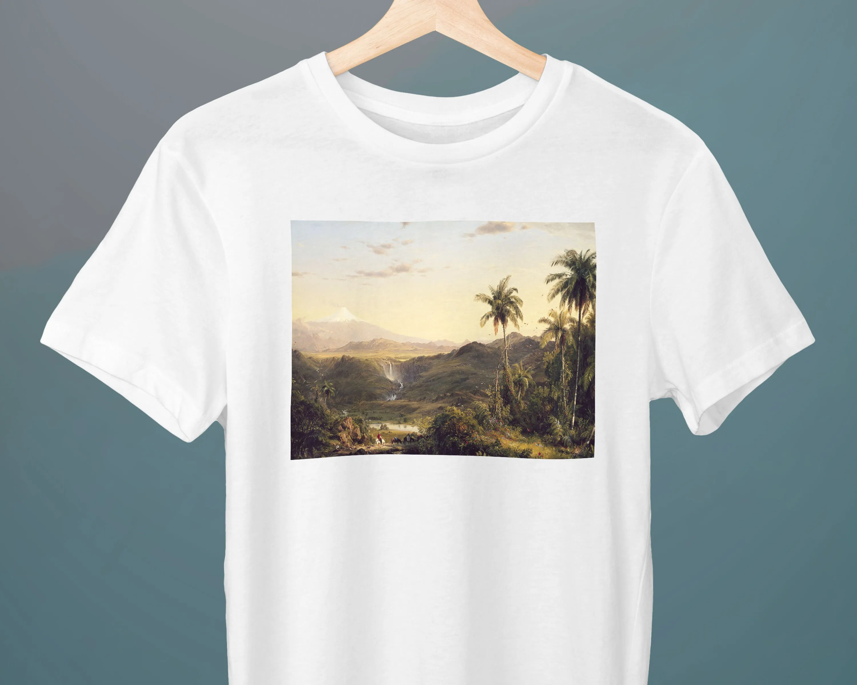 Cotopaxi II Frederic Edwin Church Painting Unisex T-shirt