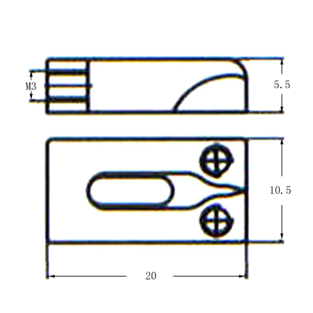 Electric Guitar Bridge Saddle 10 5MM Tremolo Bridge Replacement Part For TL Style Guitars With Zinc Alloy Material
