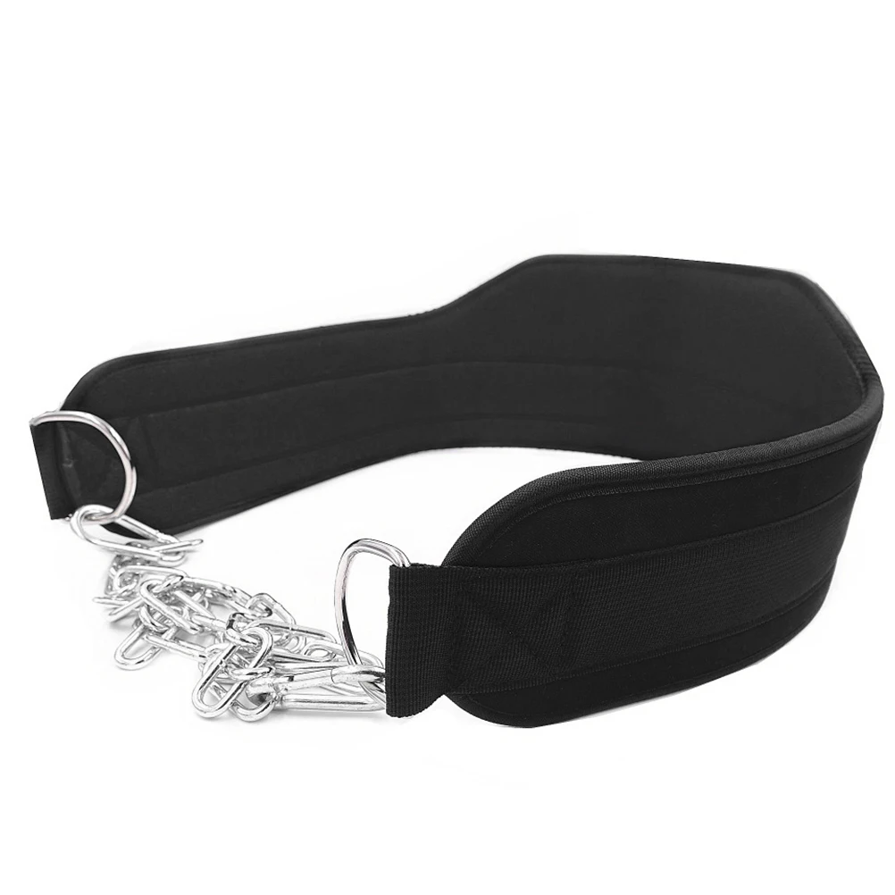 

Weightlifting Belt Fitness Equipment Waist Resistance Chain Strong Durable Premium Nylon Comfortable Long Lasting Muscle