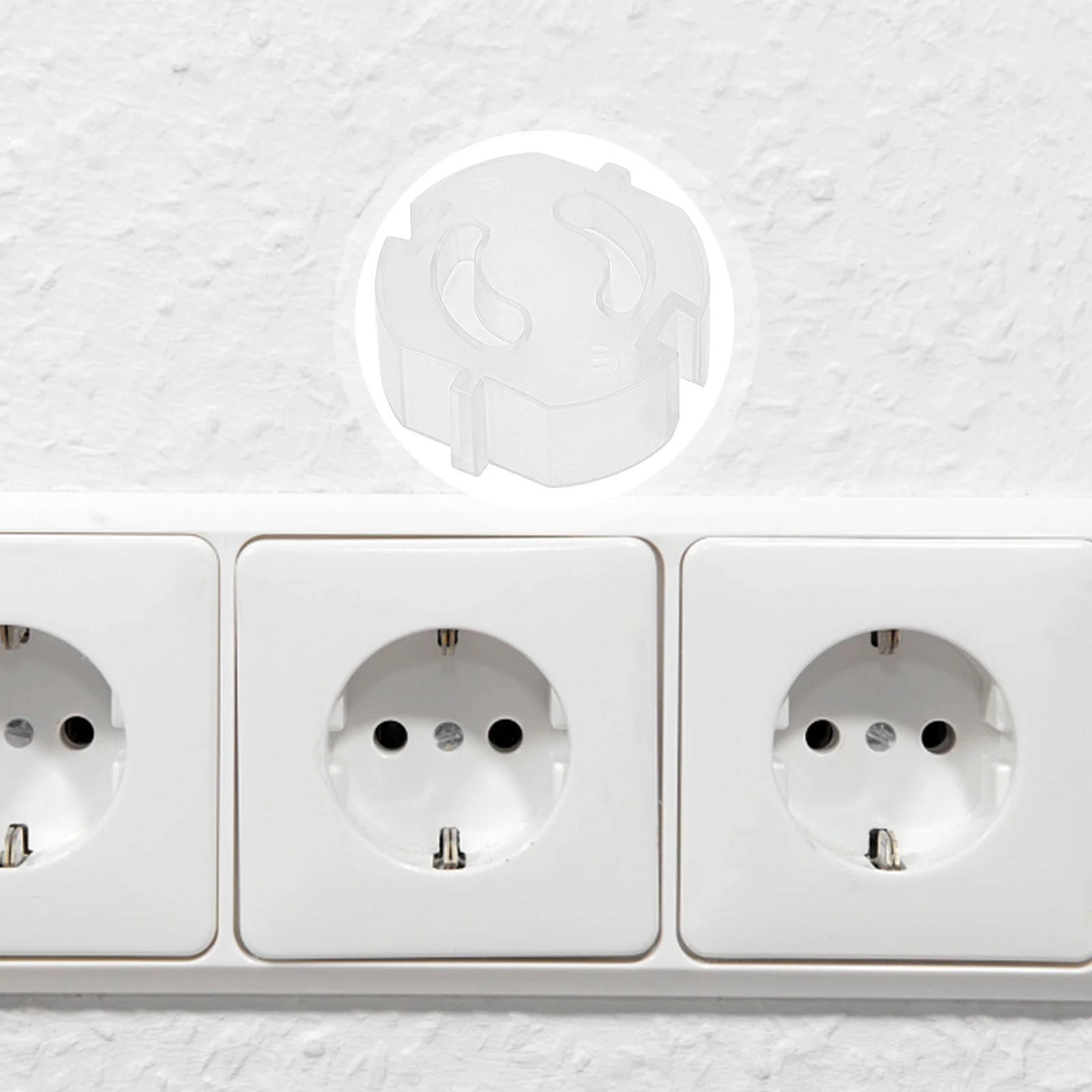 

20pcs Anti-Electric Shock Safety Plug Protectors Wall Socket Lids Plastic Outlet Covers Household Electrical Outlet