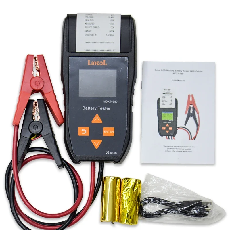 Lancol MDXT-680 12V car battery load tester analyzer battery vehicle tools