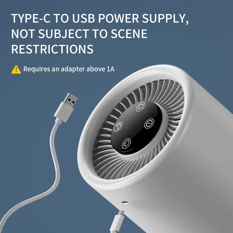 Air Purifier Touch Operation Desk Air Fresheners Room Hepa Air Cleaner Removing Formaldehyde Smoke Sterilization Air Purifier