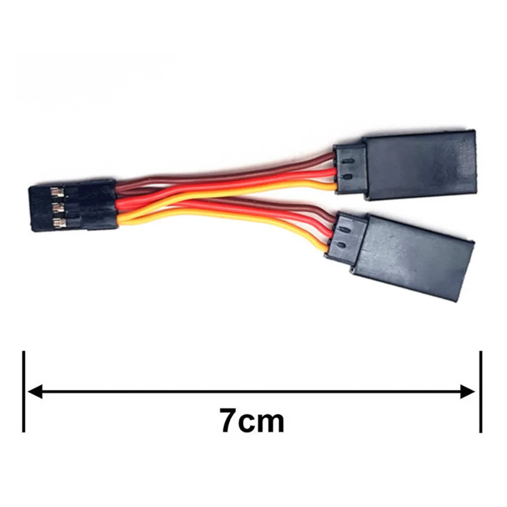 كابل مقسم طراز JR ، سلك تمديد لنماذج التحكم عن بعد ، سيارة ، طائرة ، طائرة هليكوبتر ، 7 ، سيرفو "سيرفو ، 1 ذكر إلى 2 أنثى ، 5 ، 10 #4