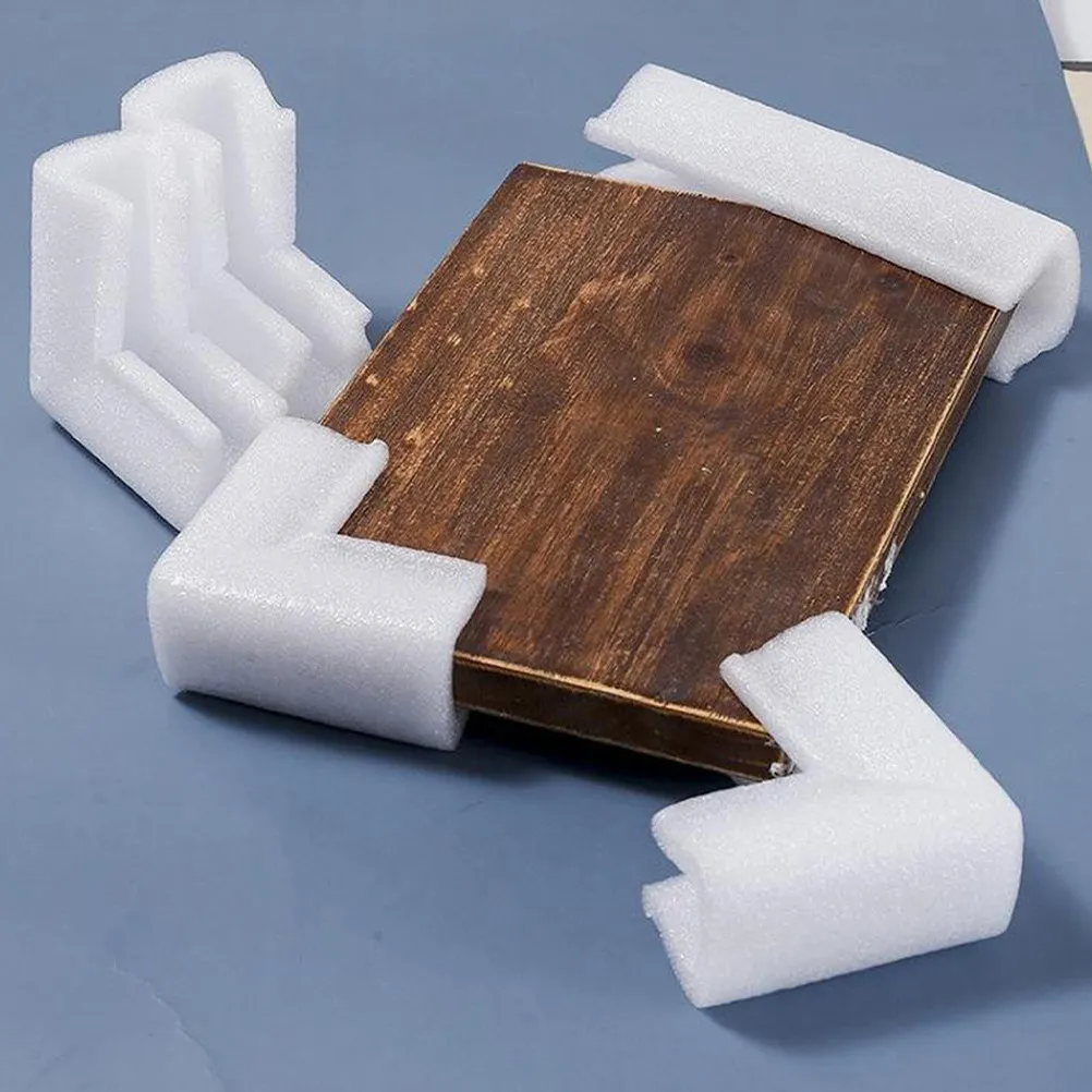 

50Pcs Premium Foam Corner Protectors Soft Comfortable Edge Protection for Picture Frames Furniture Packaging Shipping Corners