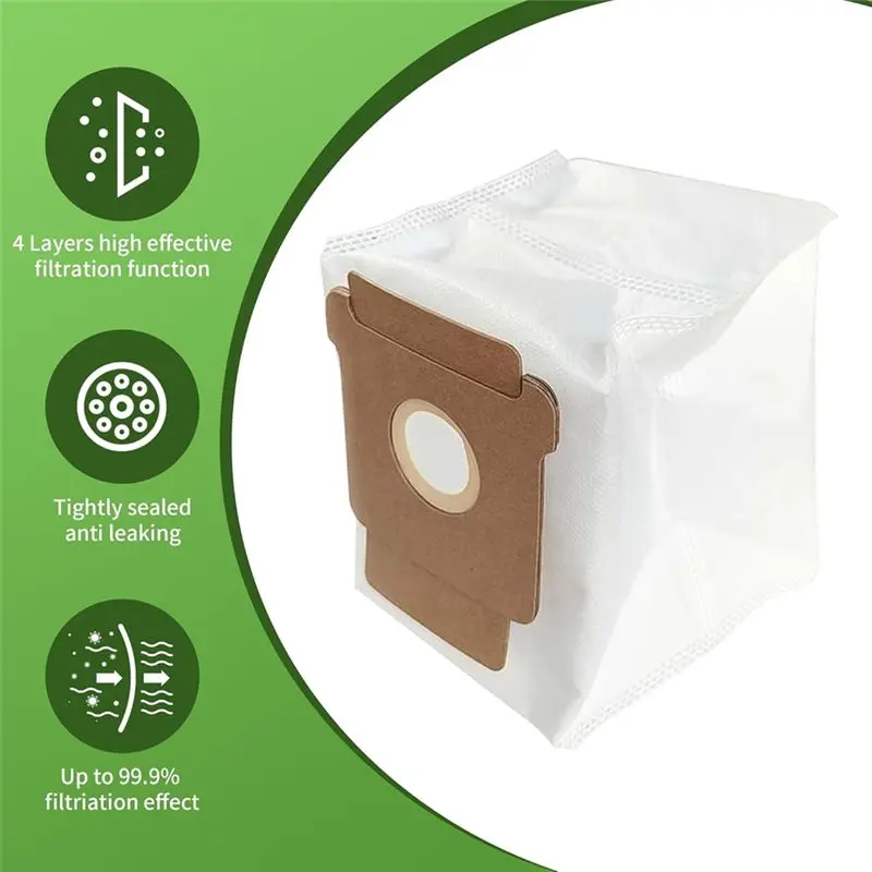 ABBK Replacement Parts for iRobot for Roomba Combo Essential Vac 2 Q0520 Main Side Brush Filters Dust Bags