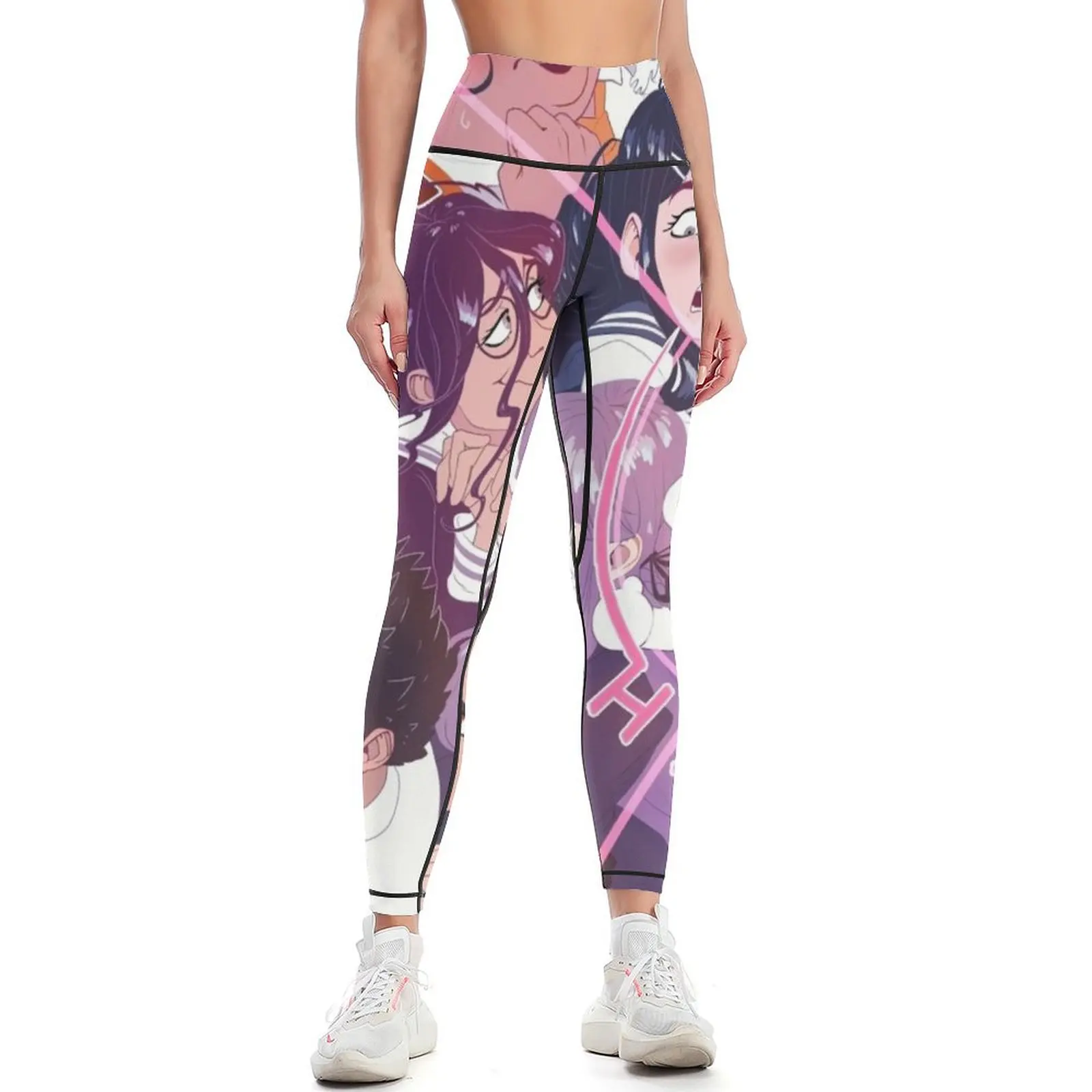 

Dangan Ronpa Trigger Happy Havoc Leggings sporty woman push up Sports female Womens Leggings