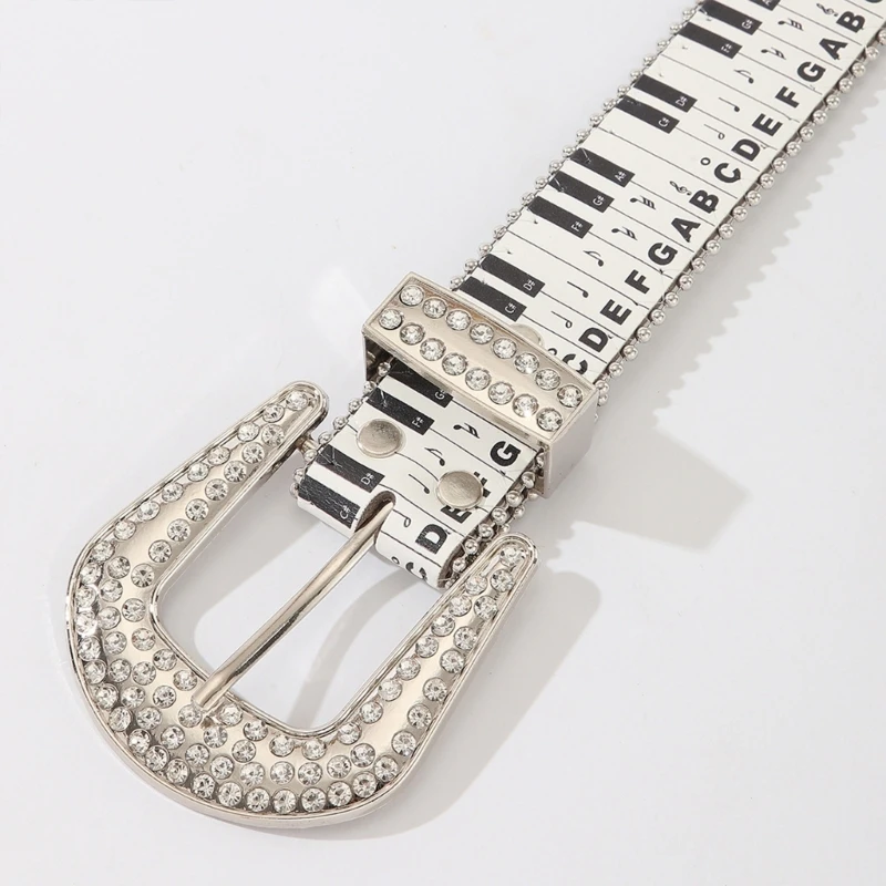  Women's Waist Soft PU Belt Band Metal Hardware Multi Occasion Photo Props