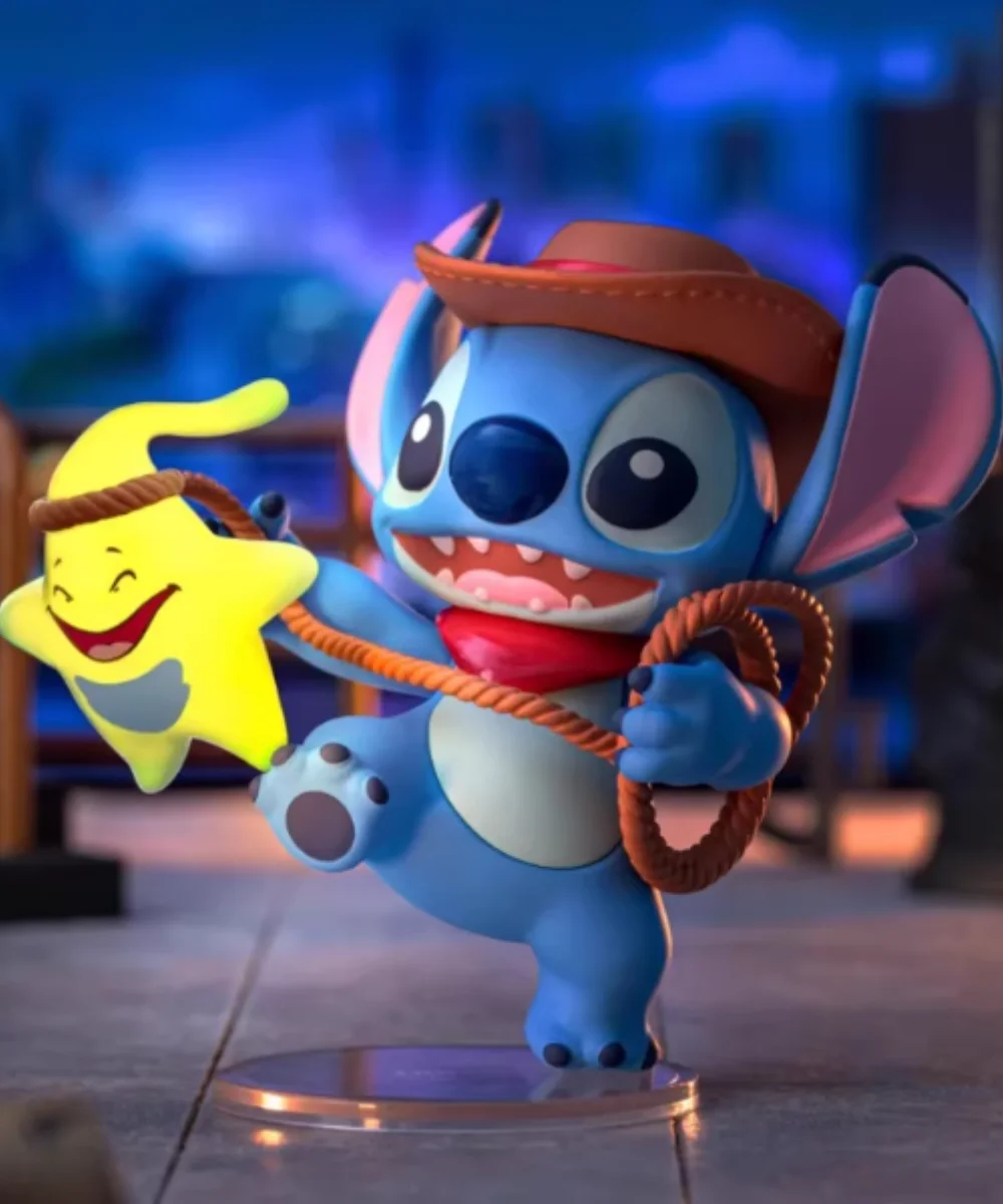 New Stitch City Adventure Series Blind Box Figurines Cartoon Character Doll Model Decoration Collection Toys Gift