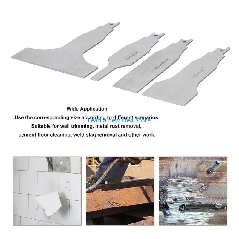 

Y55E Stainless Steel Saws Scraper for Tile Floor Mud Wall Putty Cleaning
