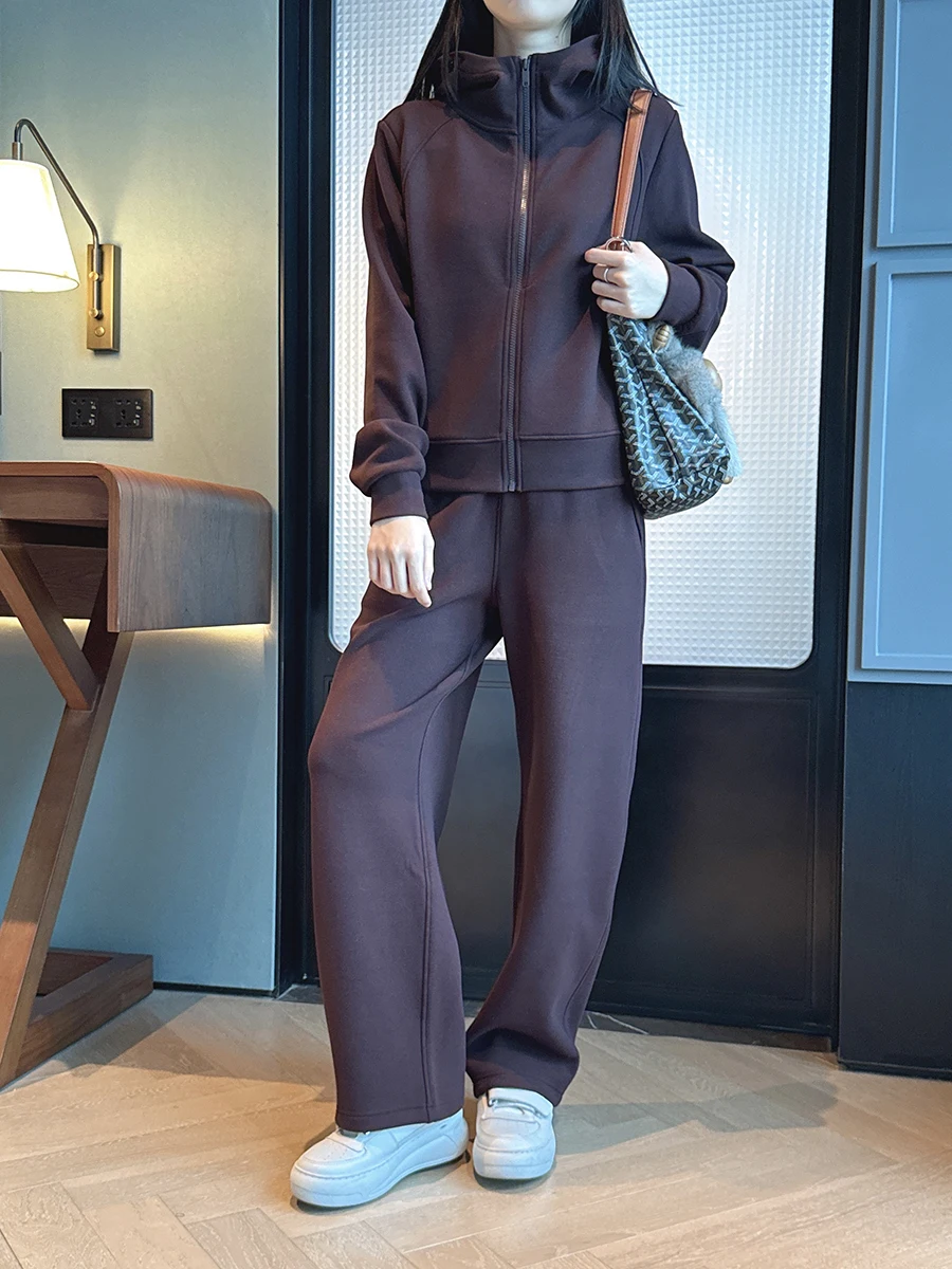 

Комплект повседневных брюк Clean Fit Joyous: самонагревающиеся, четырехсторонние эластичные, из двусторонней шерсти, однотонные, с эффектом флиса