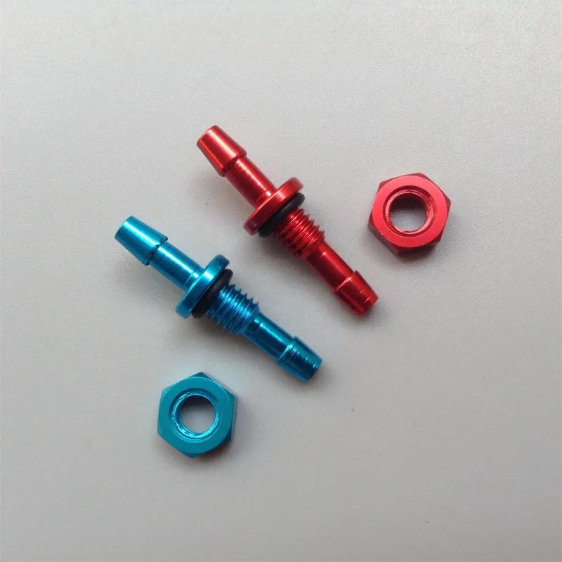 M6 Aluminum Double End Nipple, Through-Panel Water Fitting for RC Model Boat