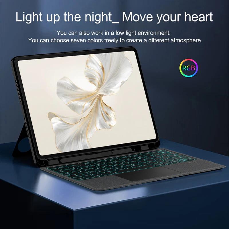 AJIUYU Backlight Magic Keyboard for Huawei Honor Pad 9 HEY2-W09 HEY2-W19 12.1\