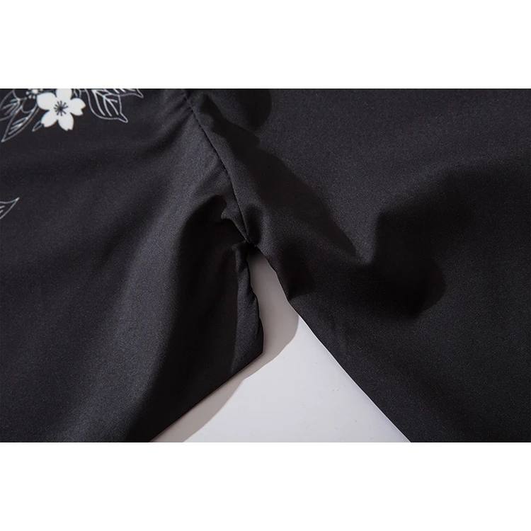 بلوزة خارجية كيمونو سوداء كلاسيكية جاهزة للنساء والرجال ملابس هاراجوكو يابانية فضفاضة للجنسين #5