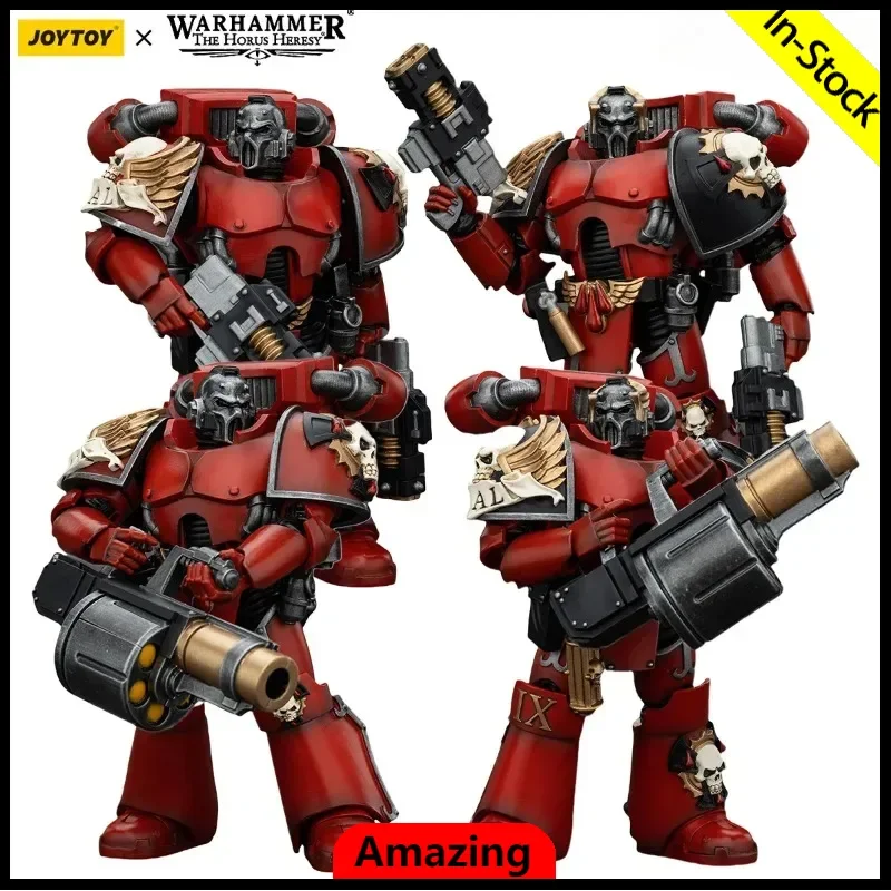 

[IN STOCK] JOYTOY Warhammer The Horus Heresy 1/18 Blood Angels Angel's Tears Squad 4PCS Action Figures Toys Gifts Model